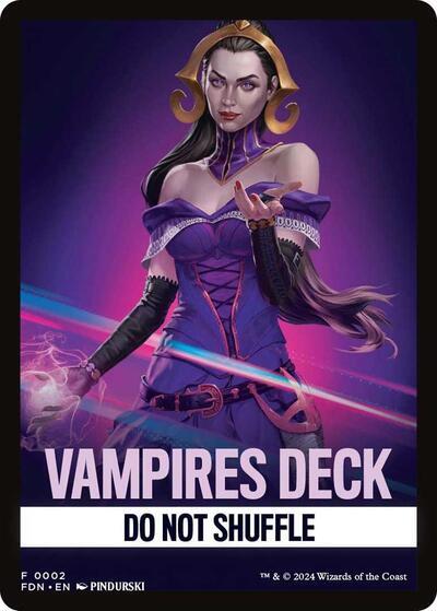 Vampires Deck Theme Card [Foundations Tokens] | L.A. Mood Comics and Games