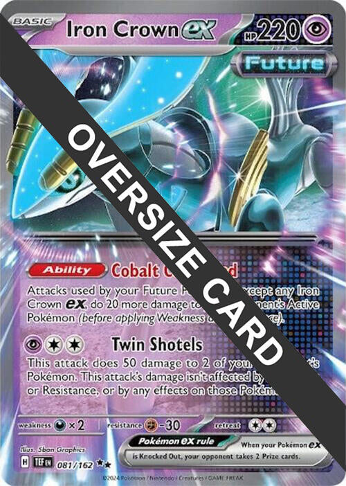 Iron Crown ex (081) (Jumbo Card) [Scarlet & Violet: Temporal Forces] | L.A. Mood Comics and Games