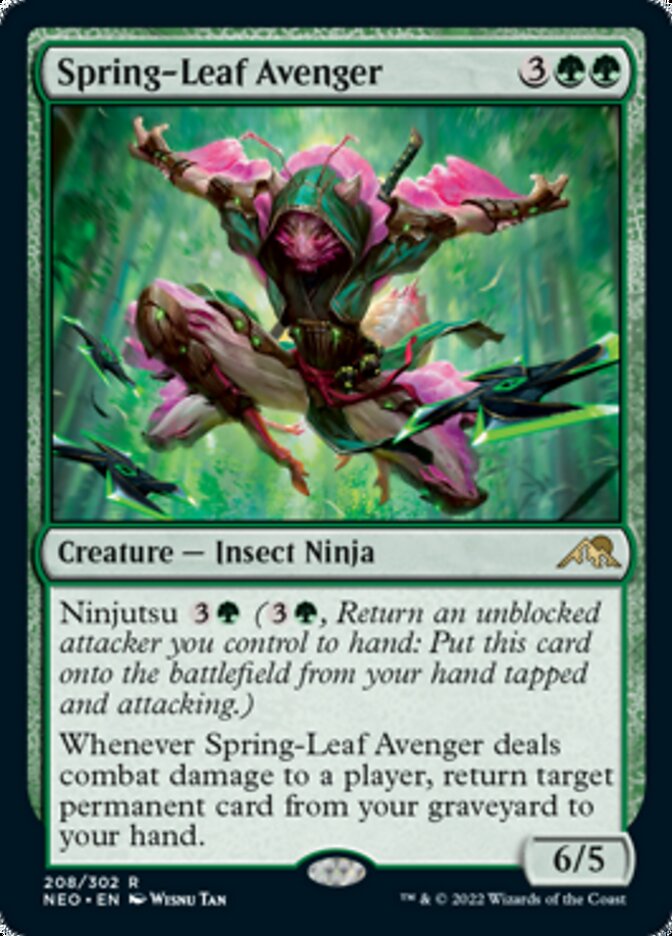 Spring-Leaf Avenger [Kamigawa: Neon Dynasty] | L.A. Mood Comics and Games
