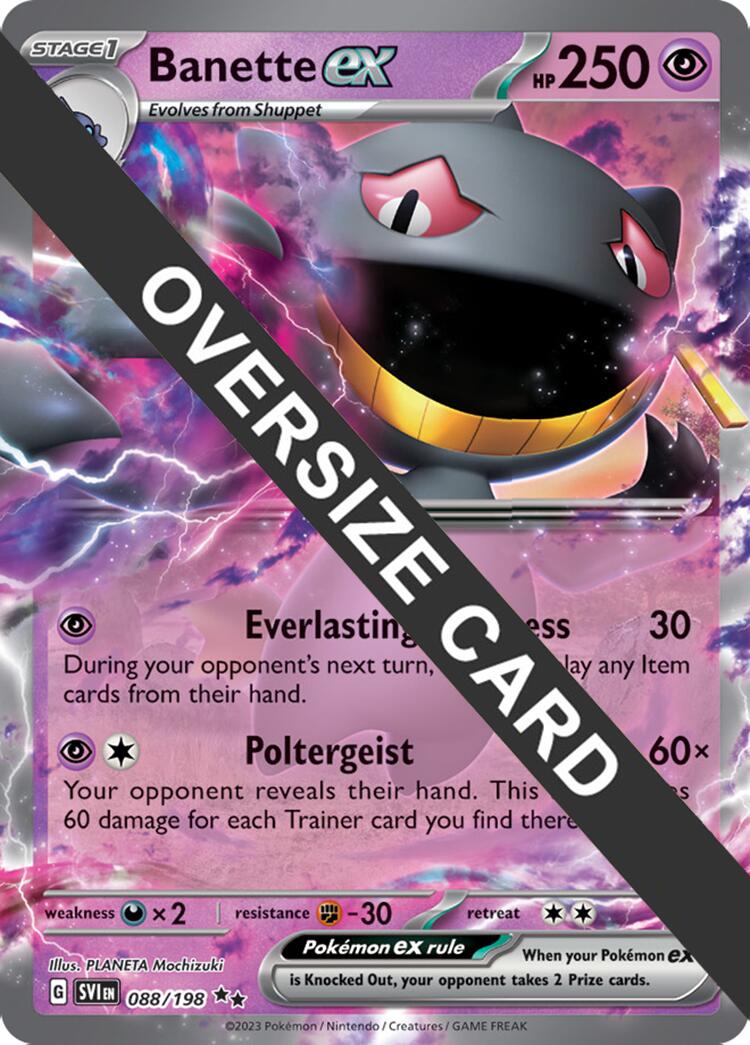 Banette ex (088) (Jumbo Card) [Scarlet & Violet: Base Set] | L.A. Mood Comics and Games