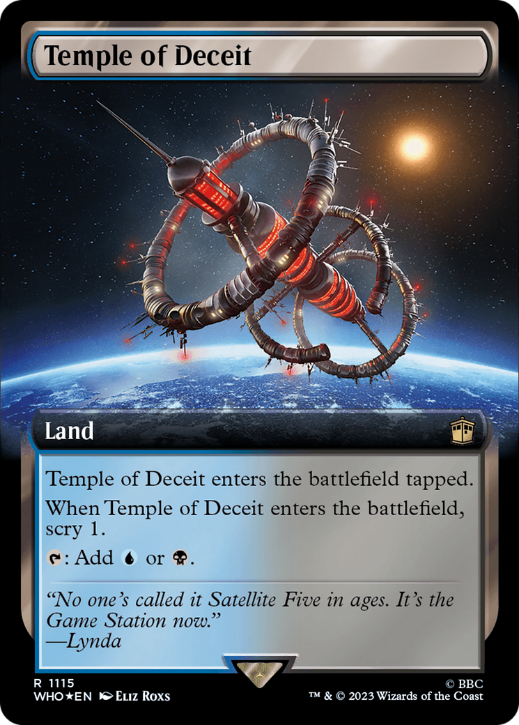 Temple of Deceit (Extended Art) (Surge Foil) [Doctor Who] | L.A. Mood Comics and Games