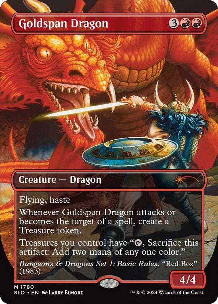 Goldspan Dragon [Secret Lair Drop Series] | L.A. Mood Comics and Games