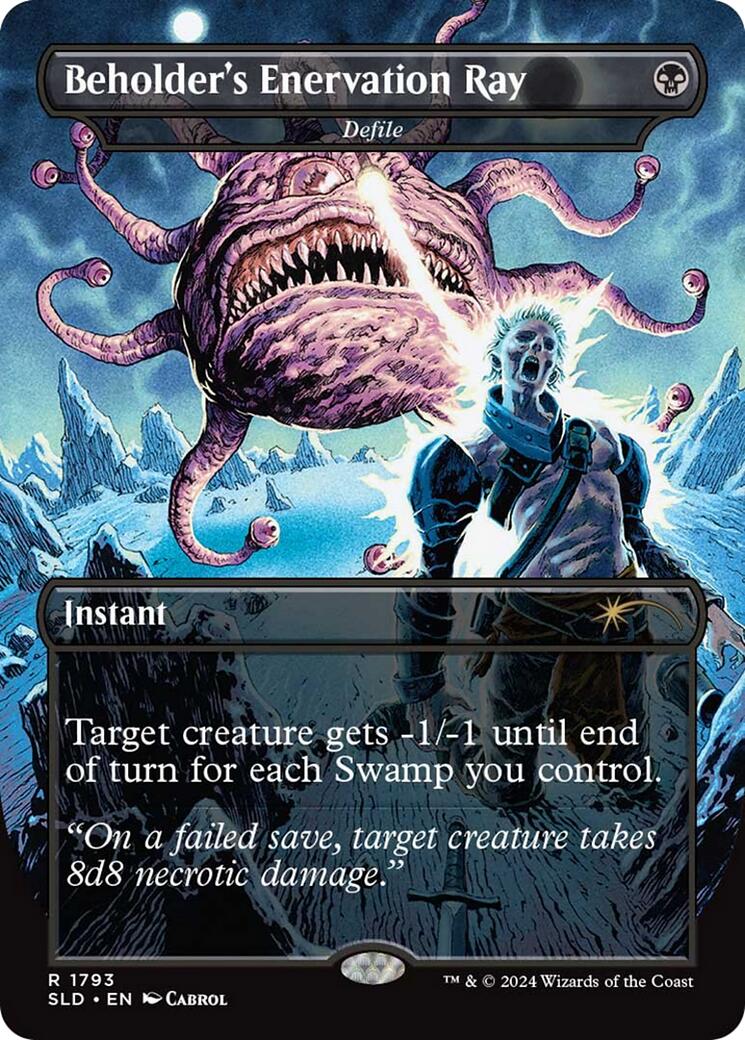 Beholder's Enervation Ray - Defile [Secret Lair Drop Series] | L.A. Mood Comics and Games