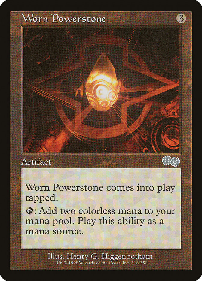 Worn Powerstone [Urza's Saga] | L.A. Mood Comics and Games