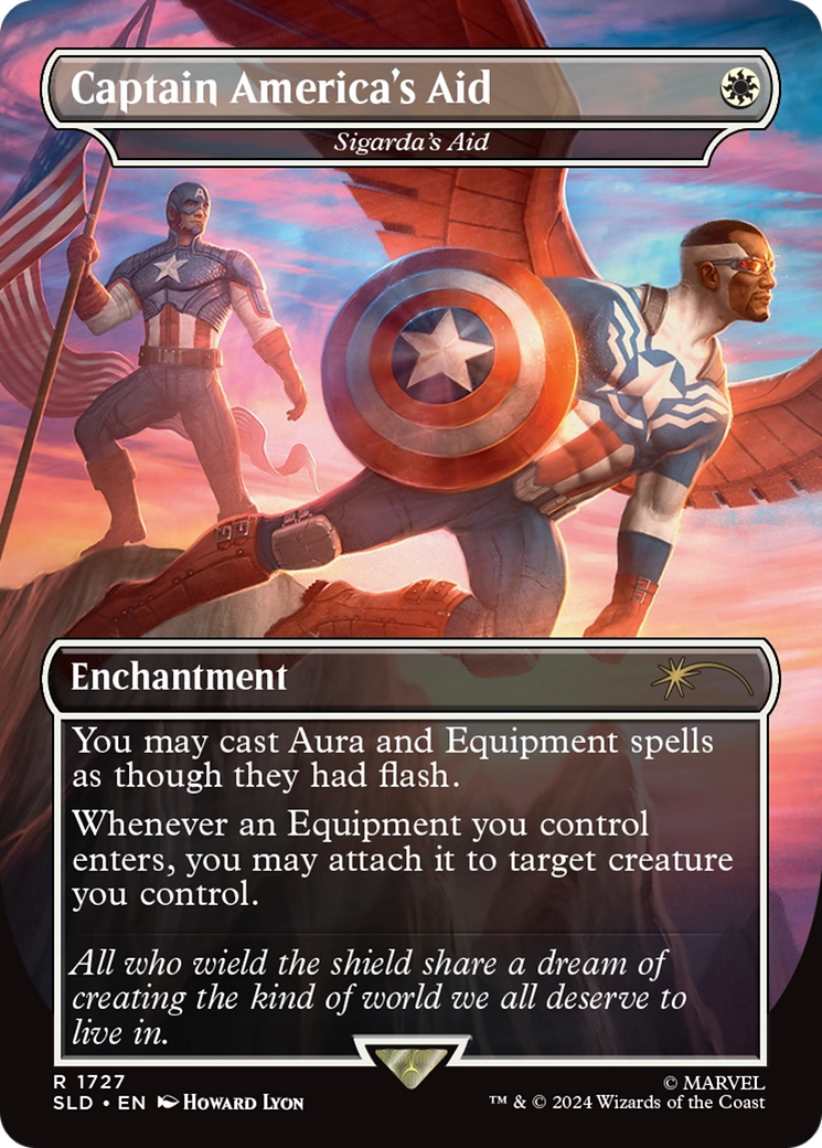 Captain America's Aid - Sigarda's Aid [Secret Lair Drop Series] | L.A. Mood Comics and Games
