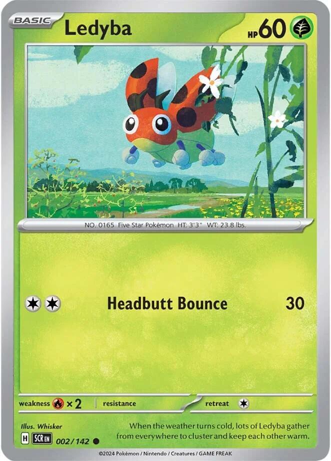 Ledyba (002/142) [Scarlet & Violet: Stellar Crown] | L.A. Mood Comics and Games