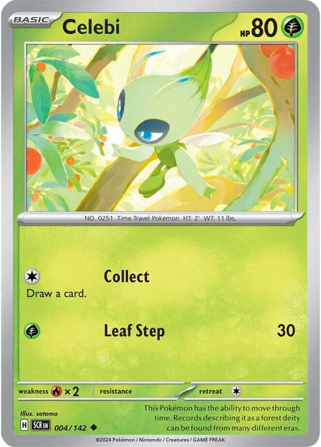 Celebi (004/142) [Scarlet & Violet: Stellar Crown] | L.A. Mood Comics and Games