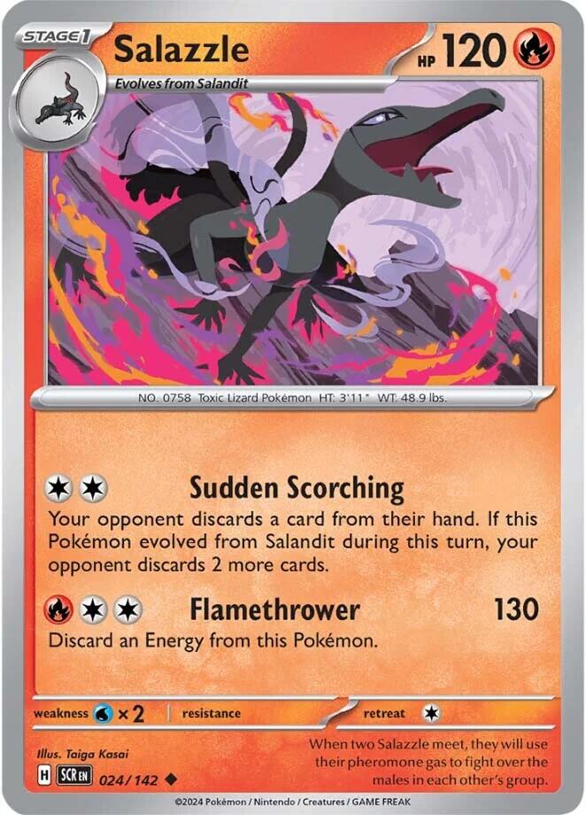 Salazzle (024/142) [Scarlet & Violet: Stellar Crown] | L.A. Mood Comics and Games