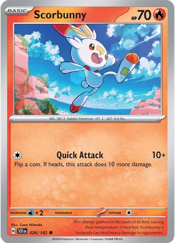 Scorbunny (026/142) [Scarlet & Violet: Stellar Crown] | L.A. Mood Comics and Games