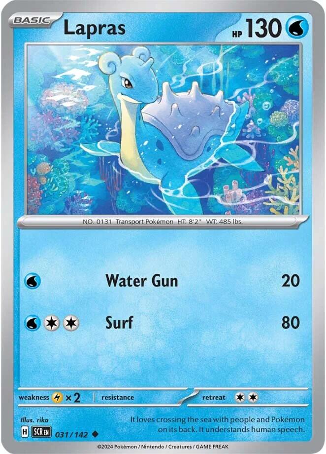 Lapras (031/142) [Scarlet & Violet: Stellar Crown] | L.A. Mood Comics and Games