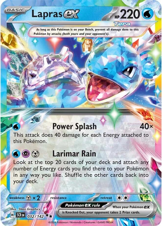 Lapras ex (032/142) [Scarlet & Violet: Stellar Crown] | L.A. Mood Comics and Games