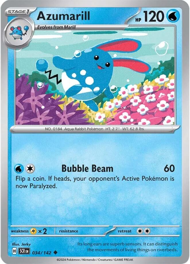 Azumarill (034/142) [Scarlet & Violet: Stellar Crown] | L.A. Mood Comics and Games
