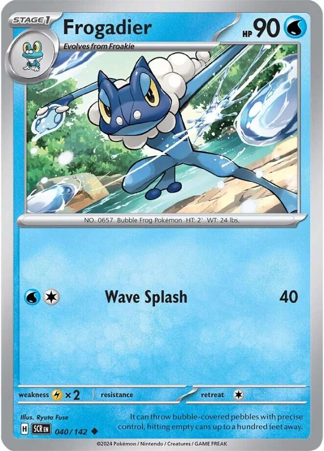 Frogadier (040/142) [Scarlet & Violet: Stellar Crown] | L.A. Mood Comics and Games