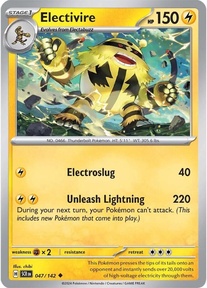 Electivire (047/142) [Scarlet & Violet: Stellar Crown] | L.A. Mood Comics and Games