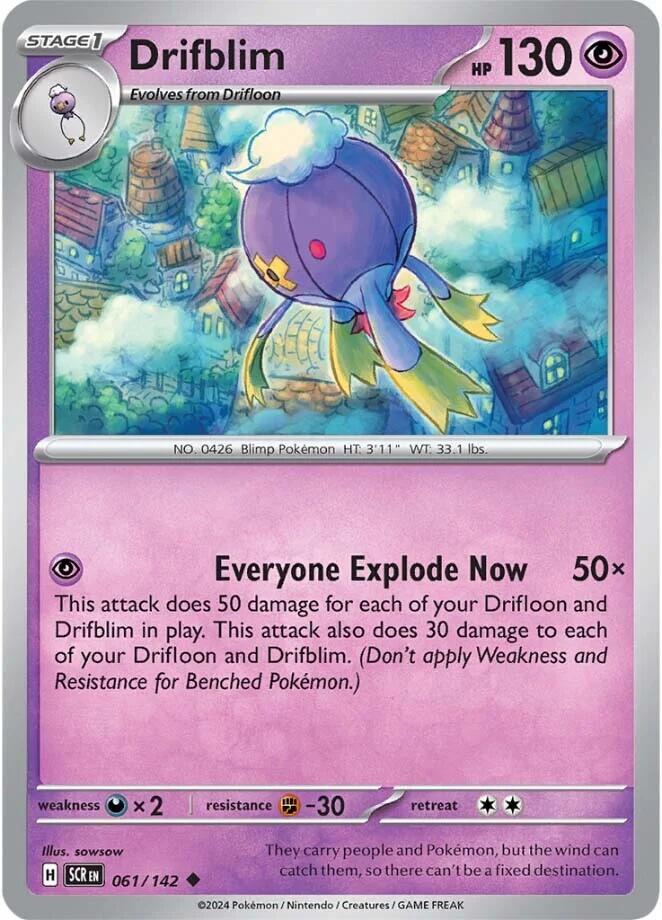 Drifblim (061/142) [Scarlet & Violet: Stellar Crown] | L.A. Mood Comics and Games