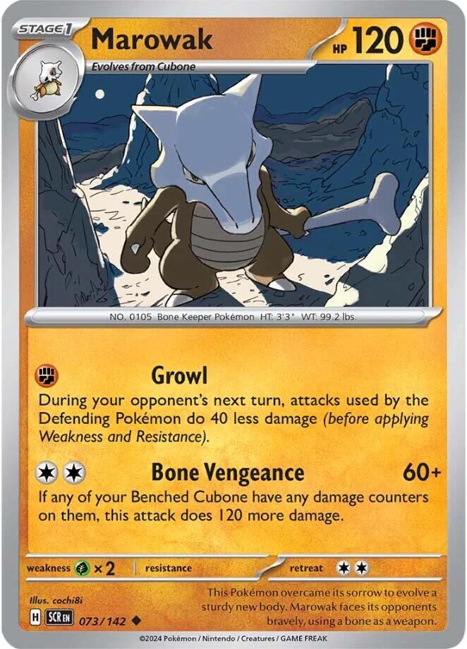 Marowak (073/142) [Scarlet & Violet: Stellar Crown] | L.A. Mood Comics and Games