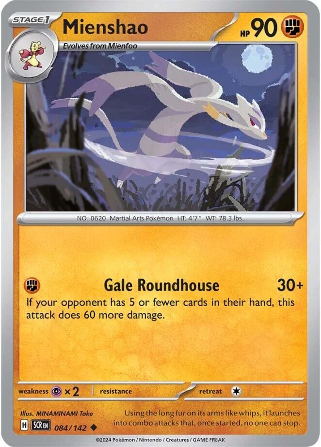 Mienshao (084/142) [Scarlet & Violet: Stellar Crown] | L.A. Mood Comics and Games