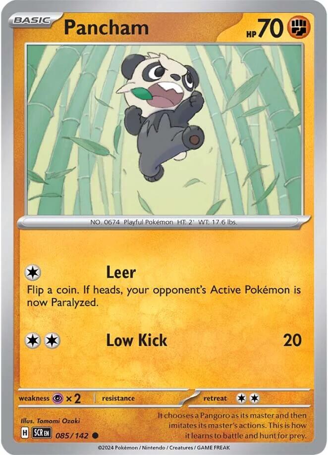 Pancham (085/142) [Scarlet & Violet: Stellar Crown] | L.A. Mood Comics and Games