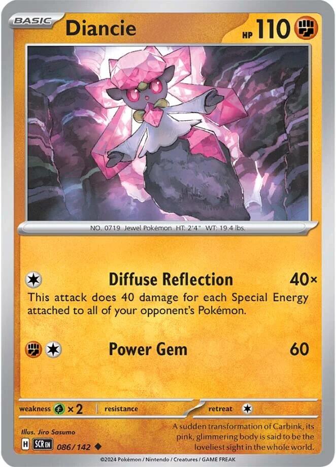 Diancie (086/142) [Scarlet & Violet: Stellar Crown] | L.A. Mood Comics and Games