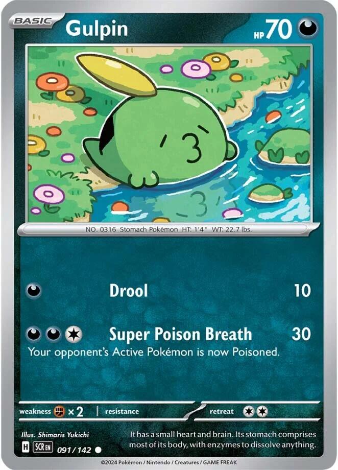 Gulpin (091/142) [Scarlet & Violet: Stellar Crown] | L.A. Mood Comics and Games
