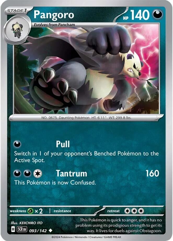 Pangoro (093/142) [Scarlet & Violet: Stellar Crown] | L.A. Mood Comics and Games