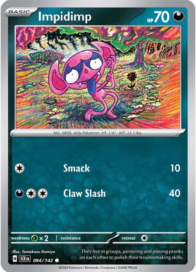 Impidimp (094/142) [Scarlet & Violet: Stellar Crown] | L.A. Mood Comics and Games