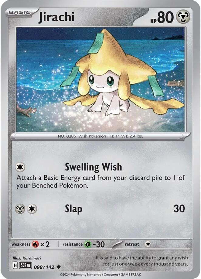 Jirachi (098/142) [Scarlet & Violet: Stellar Crown] | L.A. Mood Comics and Games
