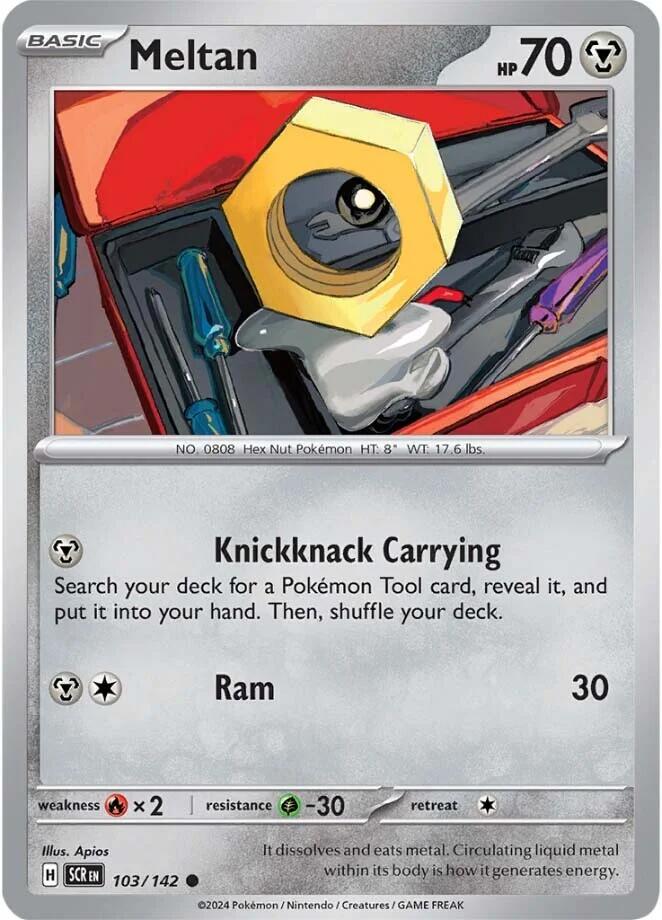 Meltan (103/142) [Scarlet & Violet: Stellar Crown] | L.A. Mood Comics and Games