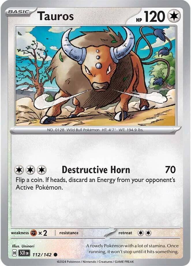 Tauros (112/142) [Scarlet & Violet: Stellar Crown] | L.A. Mood Comics and Games