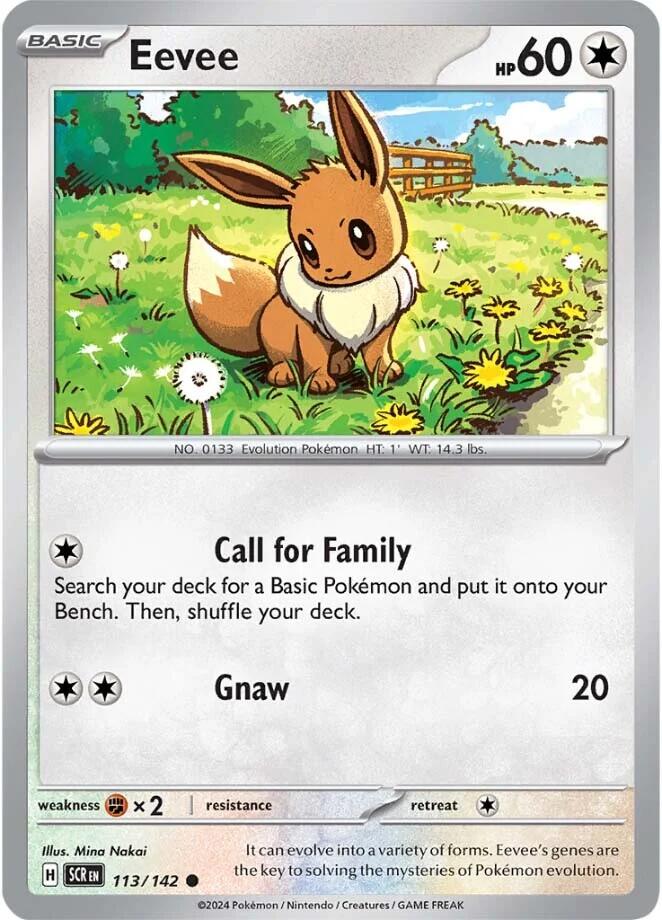 Eevee (113/142) [Scarlet & Violet: Stellar Crown] | L.A. Mood Comics and Games
