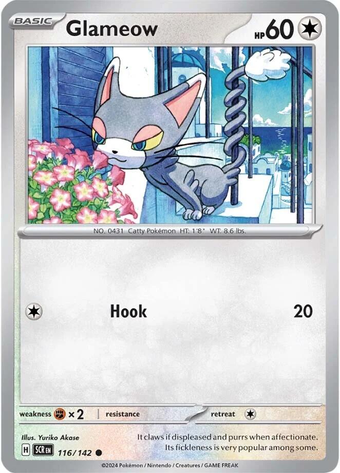 Glameow (116/142) [Scarlet & Violet: Stellar Crown] | L.A. Mood Comics and Games