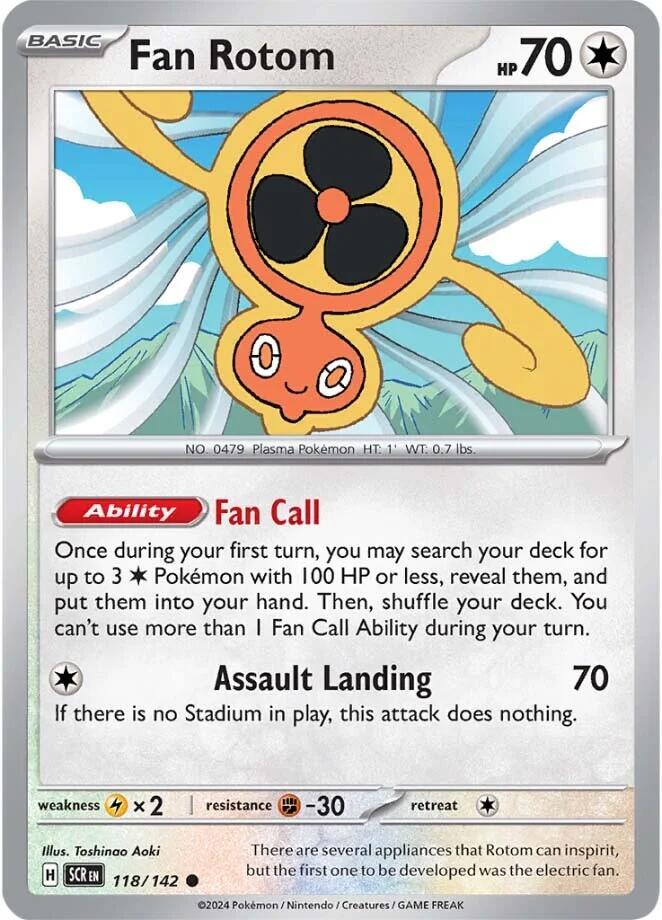 Fan Rotom (118/142) [Scarlet & Violet: Stellar Crown] | L.A. Mood Comics and Games