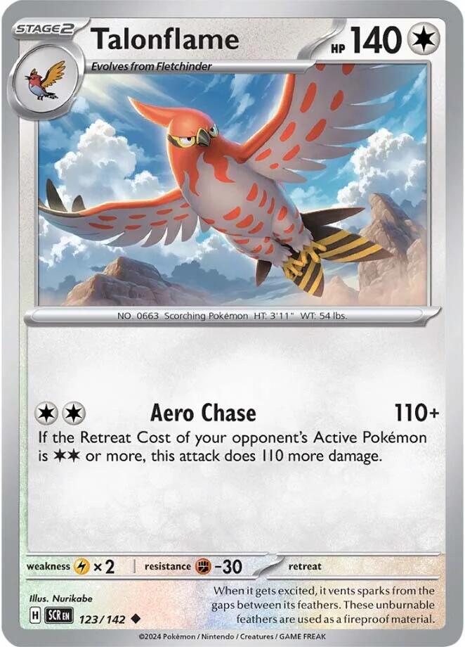 Talonflame (123/142) [Scarlet & Violet: Stellar Crown] | L.A. Mood Comics and Games