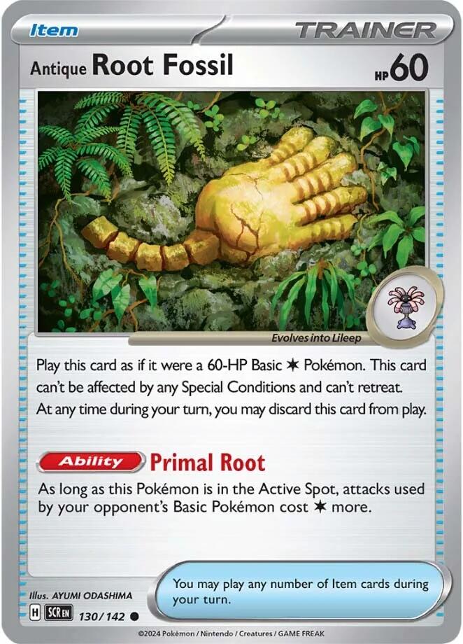 Antique Root Fossil (130/142) [Scarlet & Violet: Stellar Crown] | L.A. Mood Comics and Games