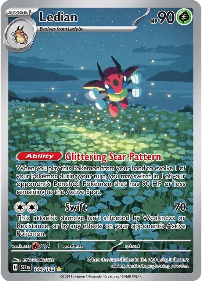 Ledian (144/142) [Scarlet & Violet: Stellar Crown] | L.A. Mood Comics and Games