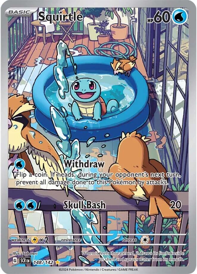 Squirtle (148/142) [Scarlet & Violet: Stellar Crown] | L.A. Mood Comics and Games