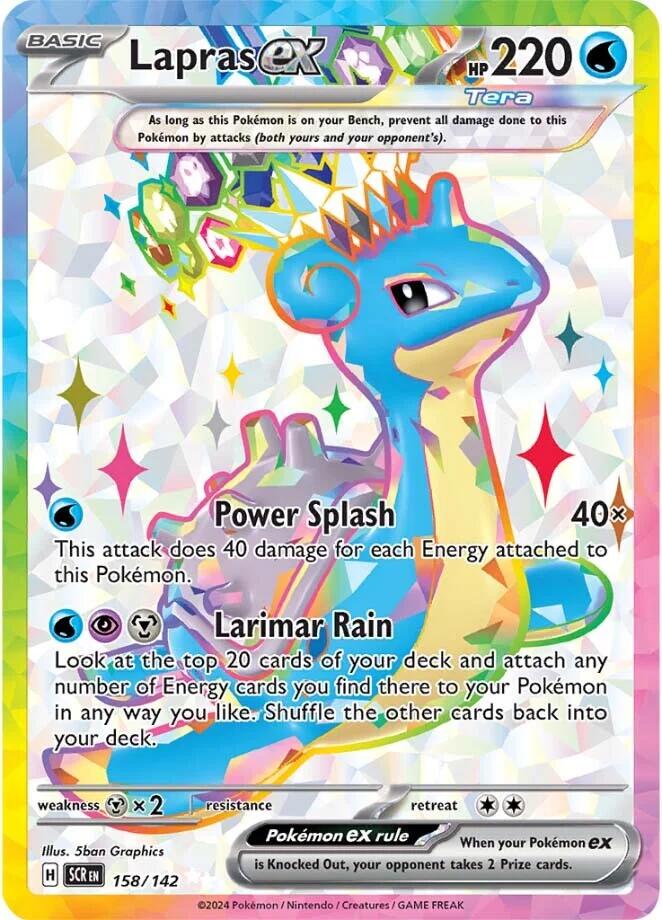 Lapras ex (158/142) [Scarlet & Violet: Stellar Crown] | L.A. Mood Comics and Games
