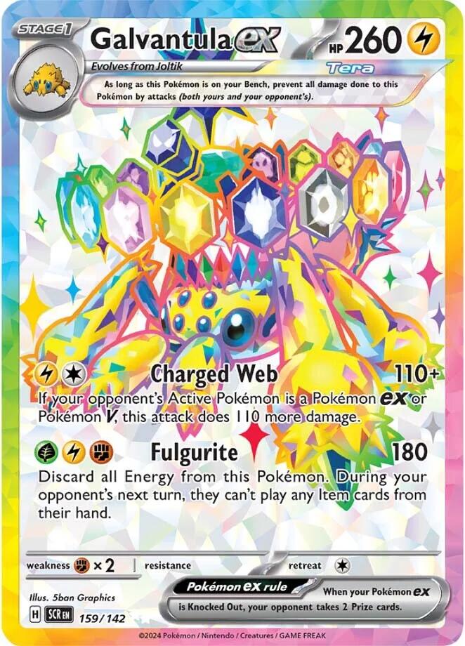 Galvantula ex (159/142) [Scarlet & Violet: Stellar Crown] | L.A. Mood Comics and Games