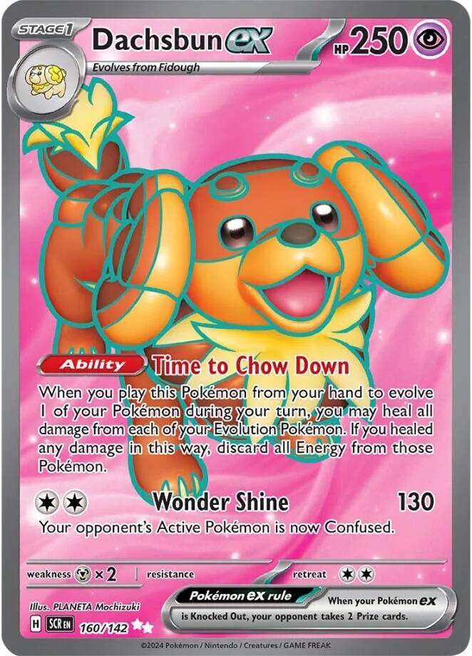 Dachsbun ex (160/142) [Scarlet & Violet: Stellar Crown] | L.A. Mood Comics and Games