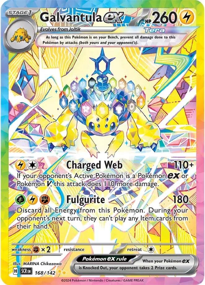 Galvantula ex (168/142) [Scarlet & Violet: Stellar Crown] | L.A. Mood Comics and Games