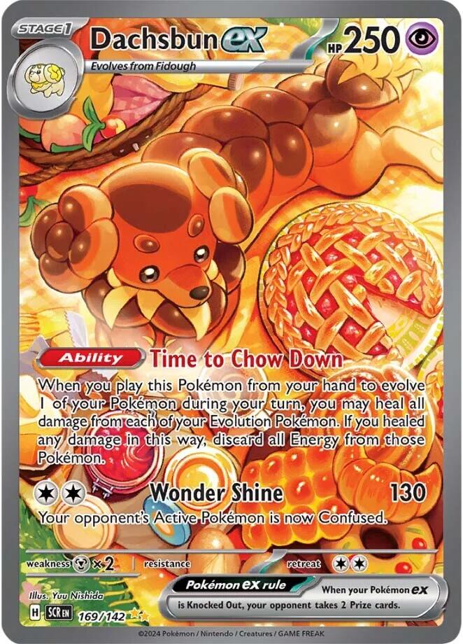 Dachsbun ex (169/142) [Scarlet & Violet: Stellar Crown] | L.A. Mood Comics and Games