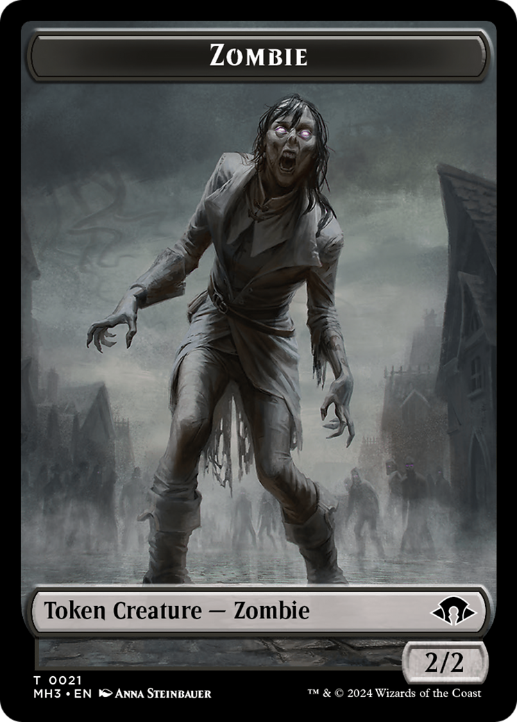 Zombie Token [Modern Horizons 3 Tokens] | L.A. Mood Comics and Games