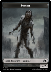 Zombie // Energy Reserve Double-Sided Token [Modern Horizons 3 Tokens] | L.A. Mood Comics and Games