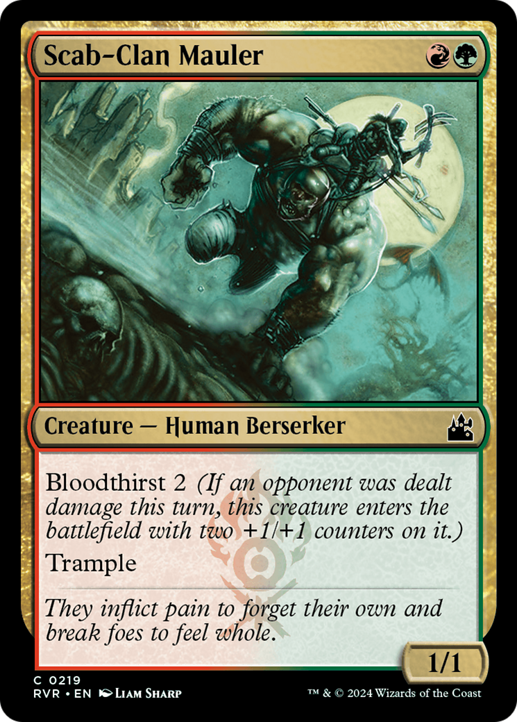 Scab-Clan Mauler [Ravnica Remastered] | L.A. Mood Comics and Games