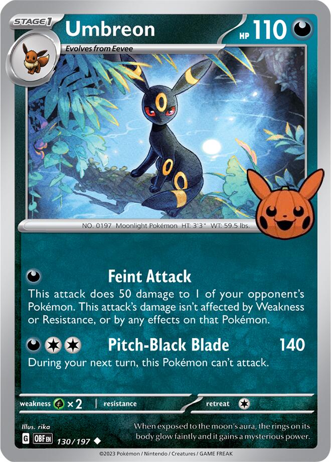 Umbreon (130/197) [Trick or Trade 2024] | L.A. Mood Comics and Games