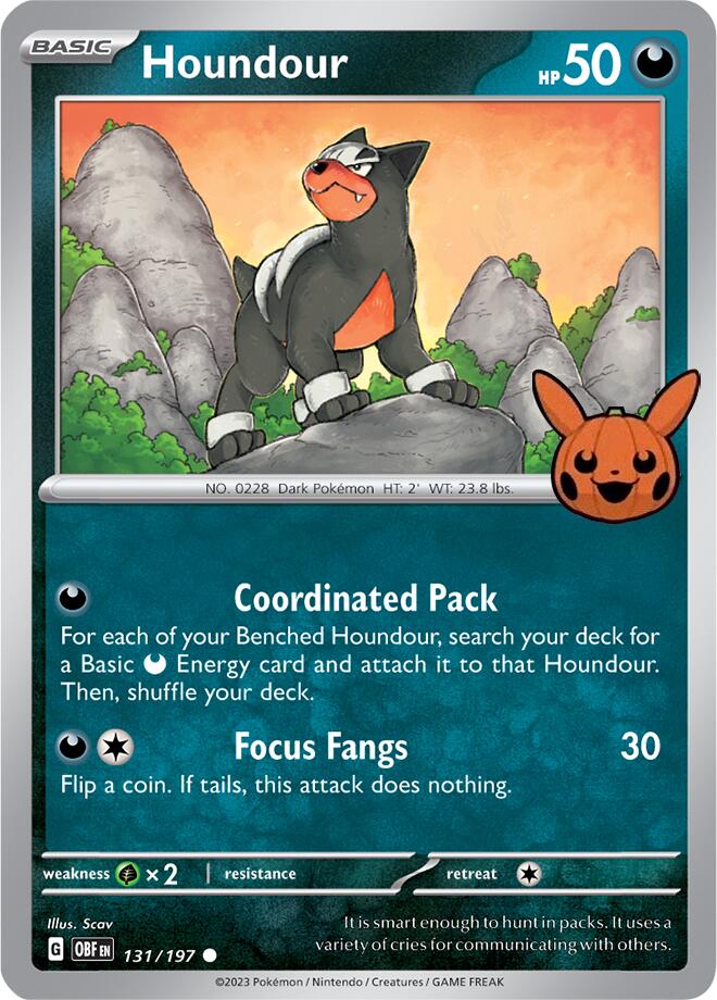 Houndour (131/197) [Trick or Trade 2024] | L.A. Mood Comics and Games