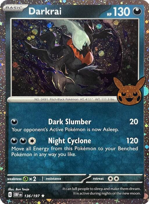 Darkrai (136/197) (Cosmos Holo) [Trick or Trade 2024] | L.A. Mood Comics and Games