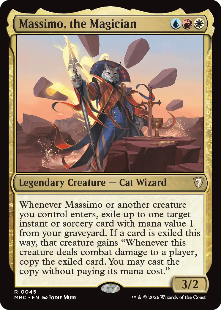 Massimo, the Magician [Mystery Booster: Commander Edition] | L.A. Mood Comics and Games