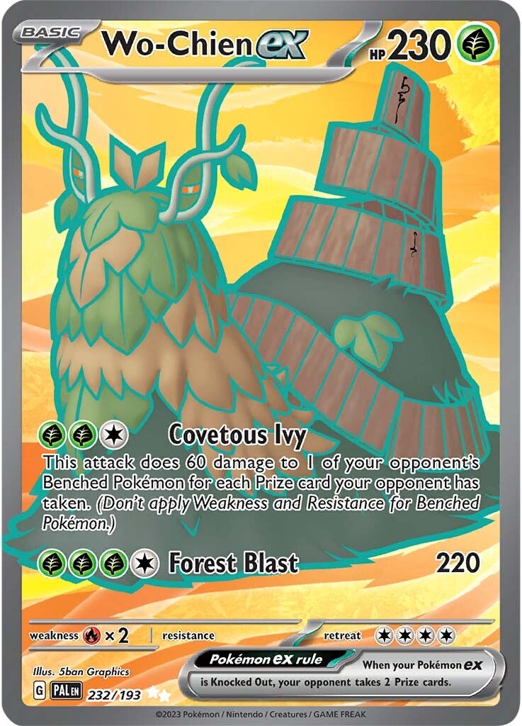 Wo-Chien ex (232/193) [Scarlet & Violet: Paldea Evolved] | L.A. Mood Comics and Games