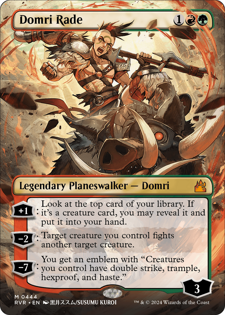 Domri Rade (Anime Borderless) [Ravnica Remastered] | L.A. Mood Comics and Games